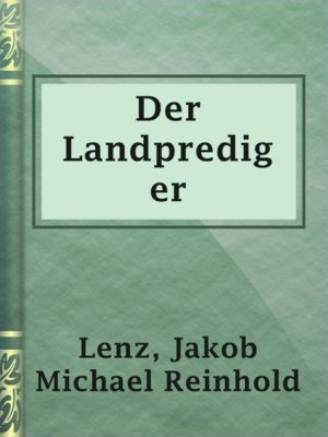 cover image of Der Landprediger